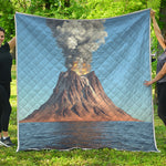 Volcanic Mountain Print Quilt