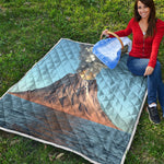 Volcanic Mountain Print Quilt