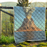 Volcanic Mountain Print Quilt
