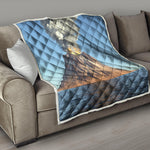 Volcanic Mountain Print Quilt