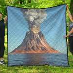 Volcanic Mountain Print Quilt