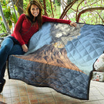 Volcanic Mountain Print Quilt