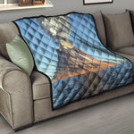 Volcanic Mountain Print Quilt