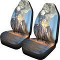 Volcanic Mountain Print Universal Fit Car Seat Covers