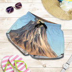 Volcanic Mountain Print Women's Shorts