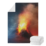 Volcano Eruption Print Blanket