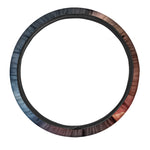 Volcano Eruption Print Car Steering Wheel Cover