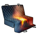 Volcano Eruption Print Pet Car Back Seat Cover
