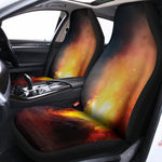Volcano Eruption Print Universal Fit Car Seat Covers