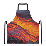 Volcano Lava Print Apron