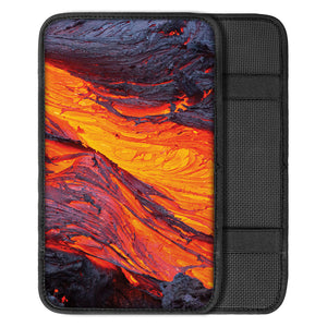 Volcano Lava Print Car Center Console Cover