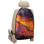 Volcano Lava Print Car Seat Organizers