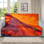 Volcano Lava Print Futon Protector