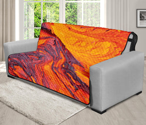 Volcano Lava Print Futon Protector