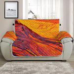 Volcano Lava Print Half Sofa Protector