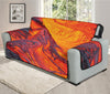 Volcano Lava Print Oversized Sofa Protector