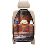 Volcano On The Sea Print Car Seat Organizers
