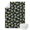 Volleyball Pattern Print Blanket