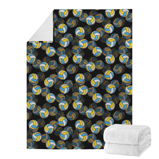 Volleyball Pattern Print Blanket