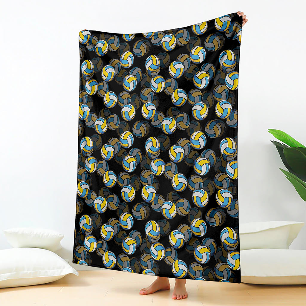 Volleyball Pattern Print Blanket