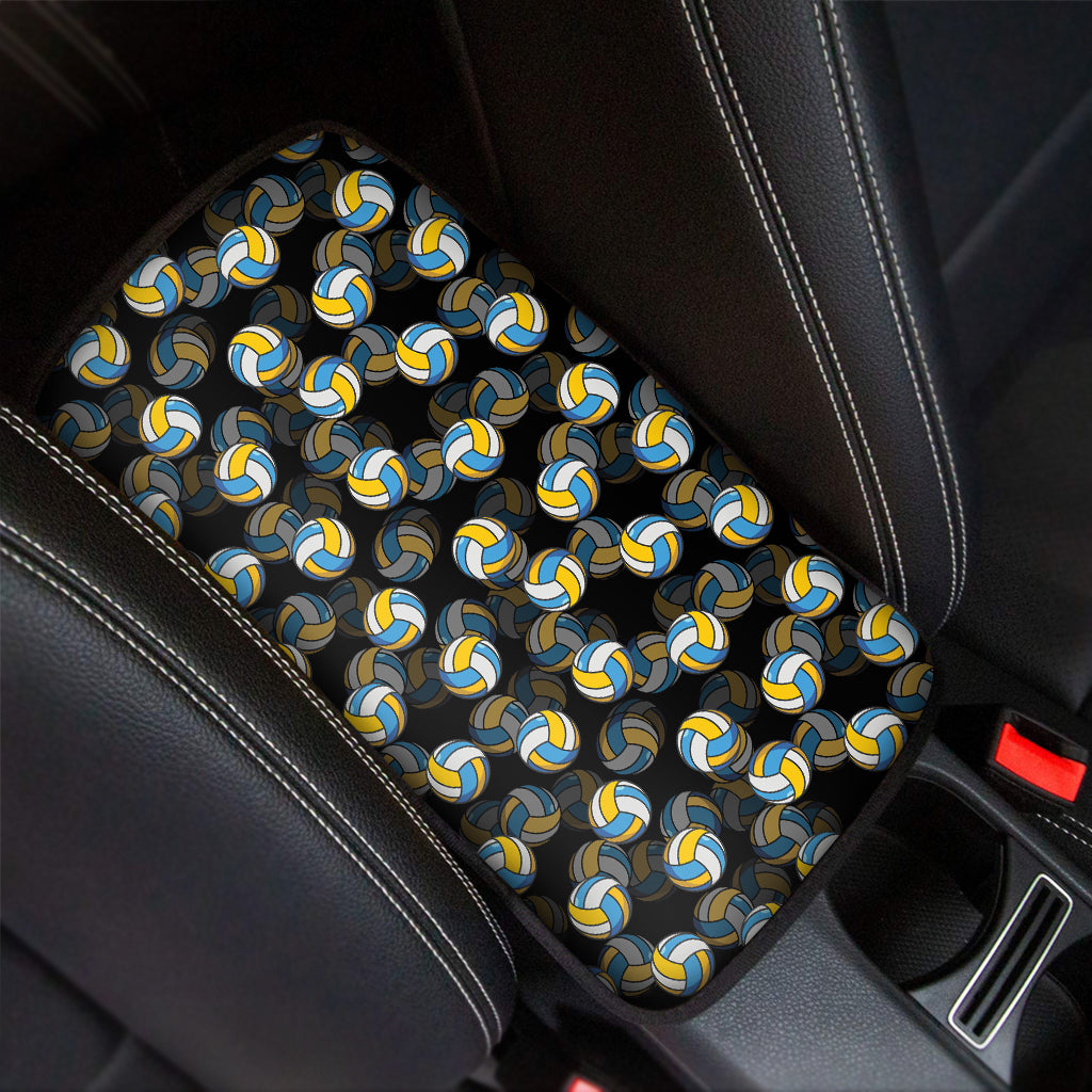 Volleyball Pattern Print Car Center Console Cover