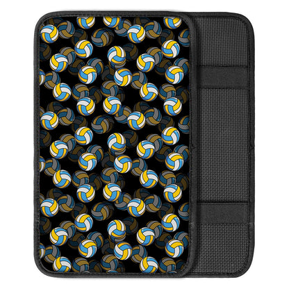 Volleyball Pattern Print Car Center Console Cover