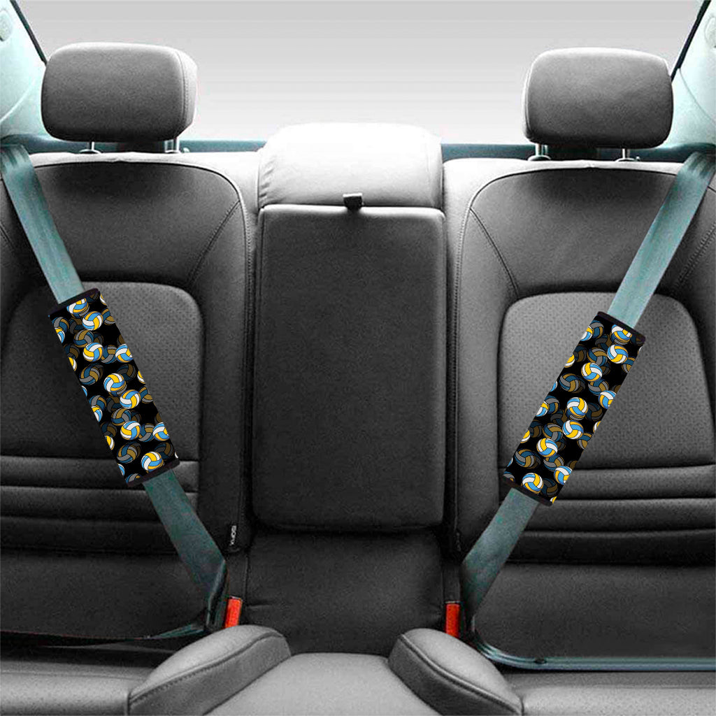 Volleyball Pattern Print Car Seat Belt Covers