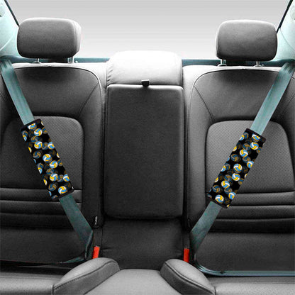 Volleyball Pattern Print Car Seat Belt Covers