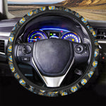 Volleyball Pattern Print Car Steering Wheel Cover