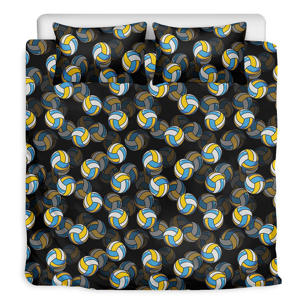 Volleyball Pattern Print Duvet Cover Bedding Set