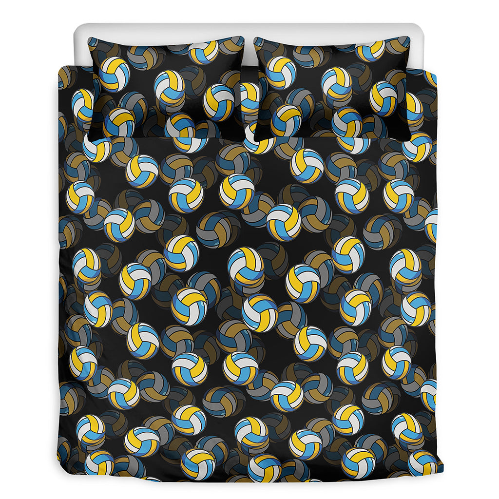 Volleyball Pattern Print Duvet Cover Bedding Set