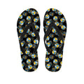Volleyball Pattern Print Flip Flops