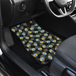 Volleyball Pattern Print Front and Back Car Floor Mats