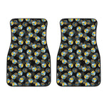 Volleyball Pattern Print Front Car Floor Mats