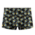 Volleyball Pattern Print Men's Boxer Briefs