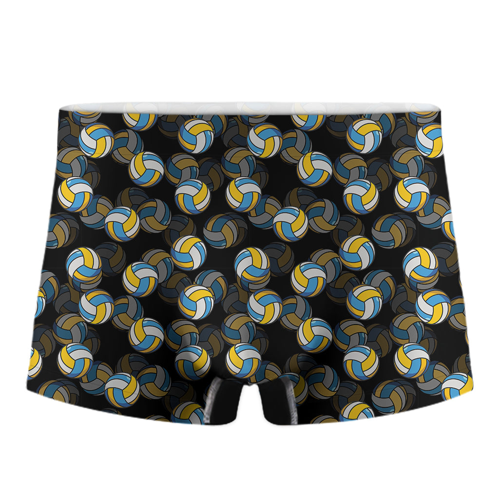 Volleyball Pattern Print Men's Boxer Briefs
