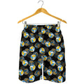 Volleyball Pattern Print Men's Shorts