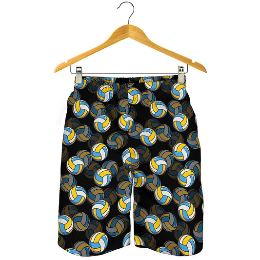 Volleyball Pattern Print Men's Shorts