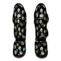 Volleyball Pattern Print Muay Thai Shin Guards