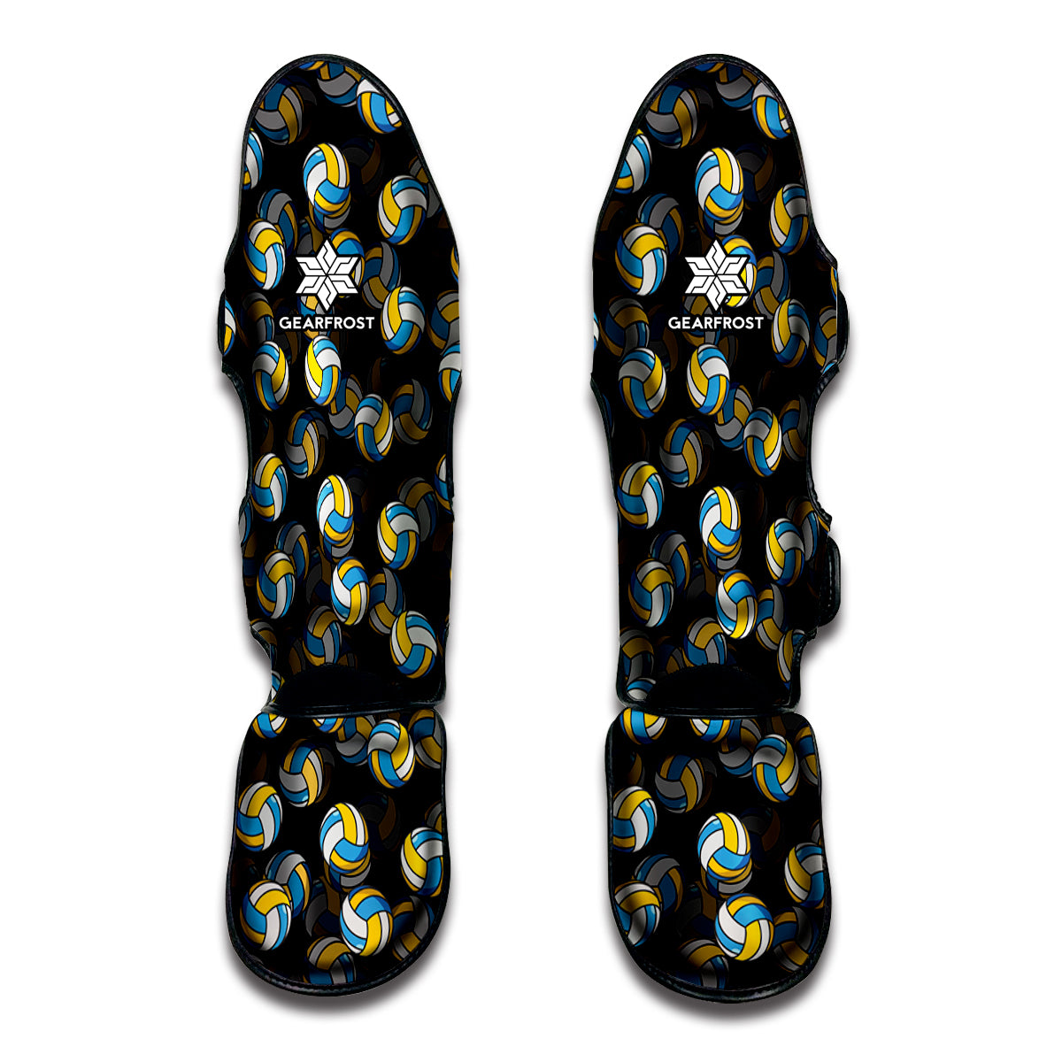 Volleyball Pattern Print Muay Thai Shin Guard