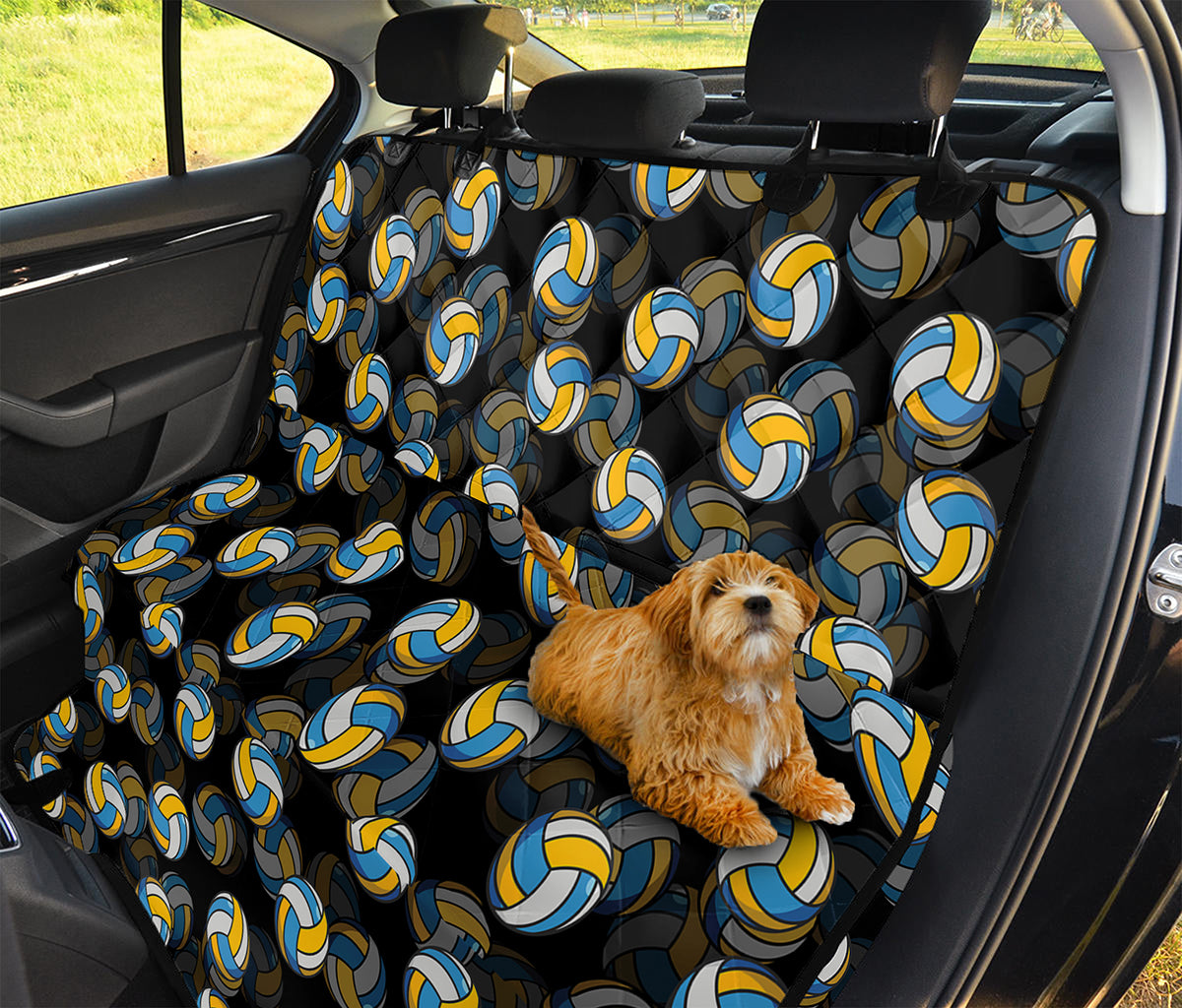 Volleyball Pattern Print Pet Car Back Seat Cover