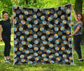 Volleyball Pattern Print Quilt