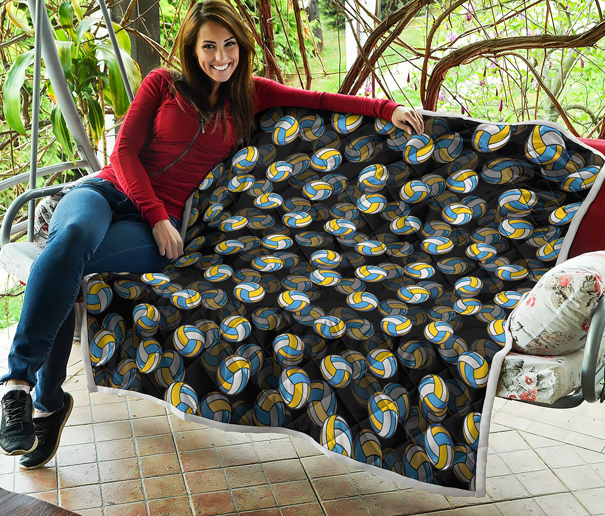 Volleyball Pattern Print Quilt