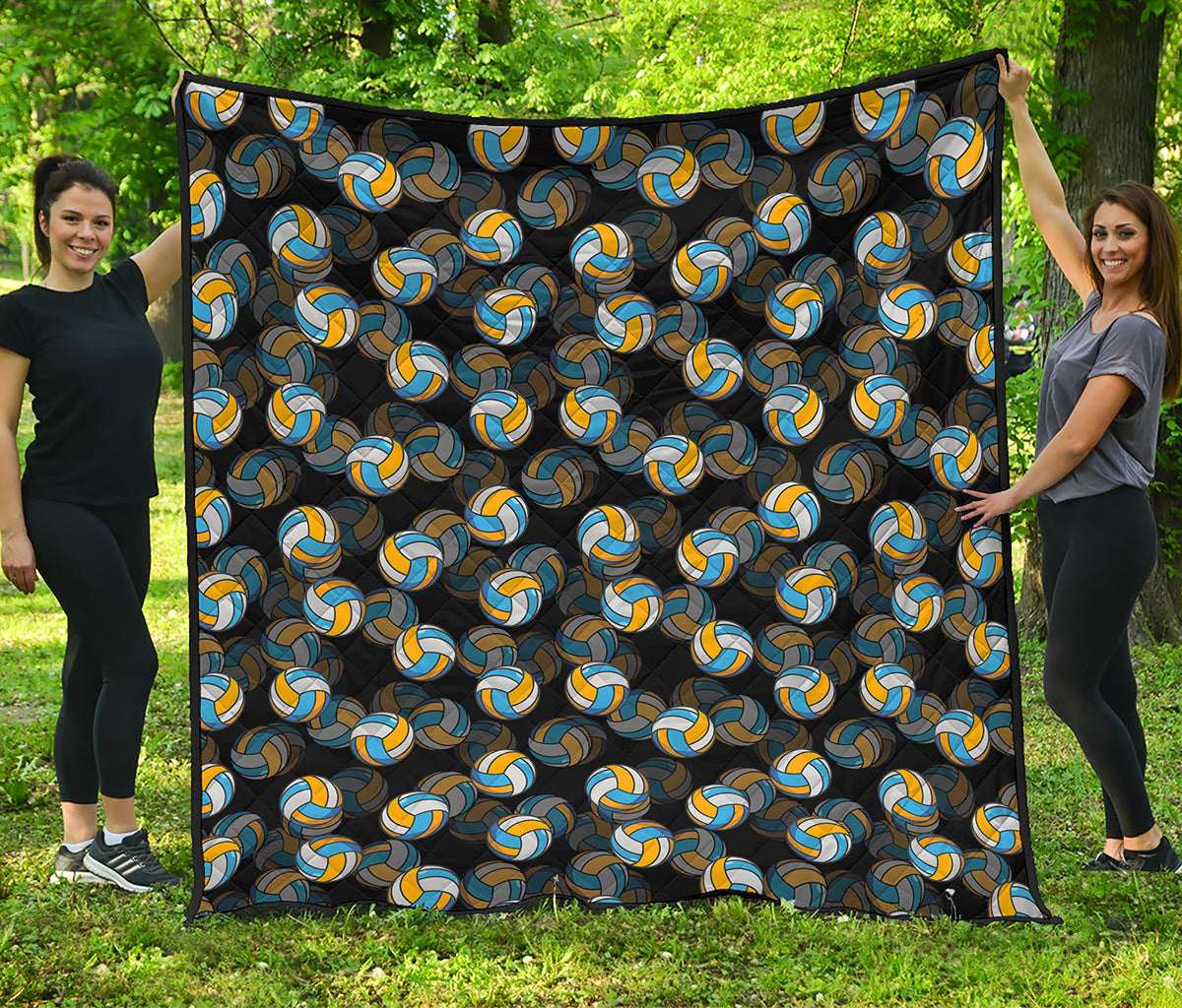 Volleyball Pattern Print Quilt