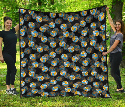 Volleyball Pattern Print Quilt