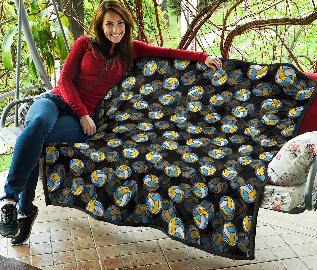 Volleyball Pattern Print Quilt