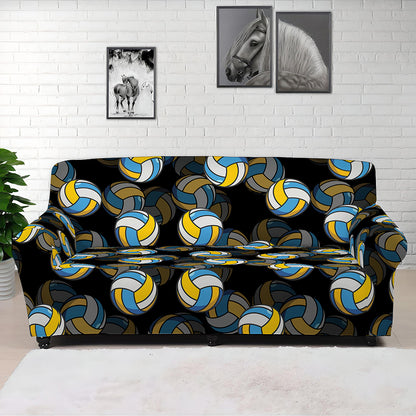 Volleyball Pattern Print Sofa Cover