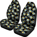 Volleyball Pattern Print Universal Fit Car Seat Covers