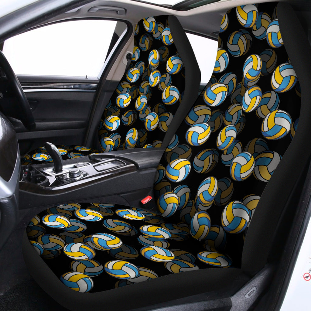 Volleyball Pattern Print Universal Fit Car Seat Covers