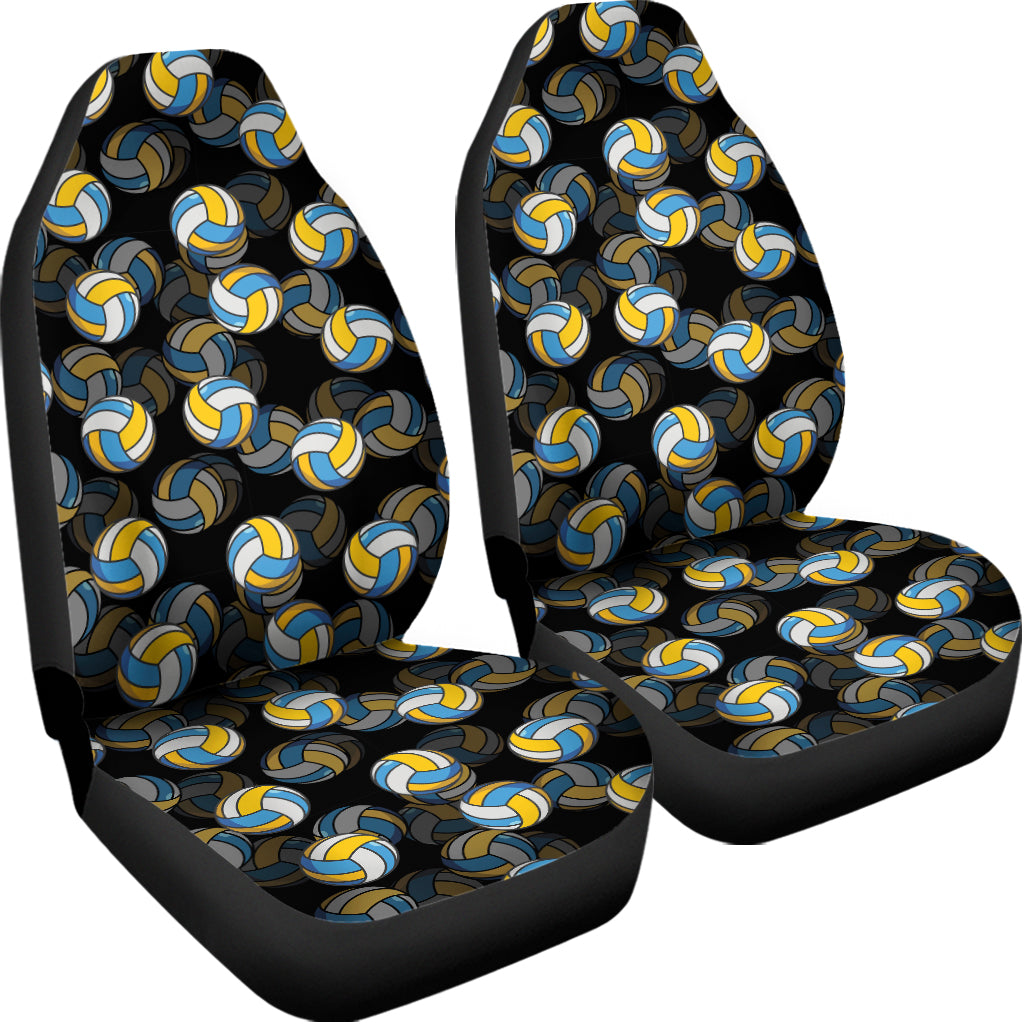 Volleyball Pattern Print Universal Fit Car Seat Covers